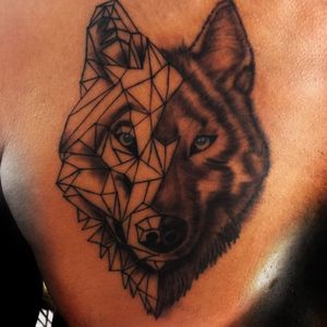 Geometrical/realistic wolf 