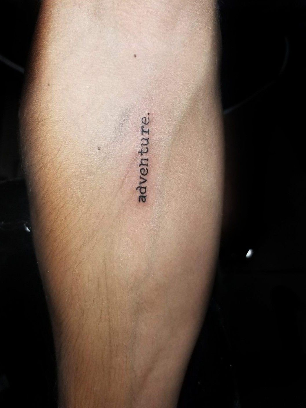BearSkin Collective  I am enough Old Typewriter font on the lovley Connie   Yall gotta love yourself because if you cant how is someone else  gonna smalltattoo tattoos tattoo writingtattoo scripttattoo 