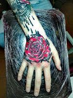 #tattooing #AtWork #redrose #realisticrose #redroses #workinprogress #working 