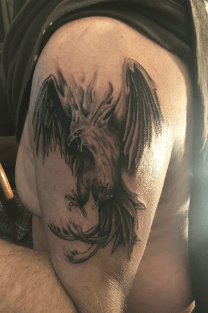 Bad ass tattoo for a hells angle 