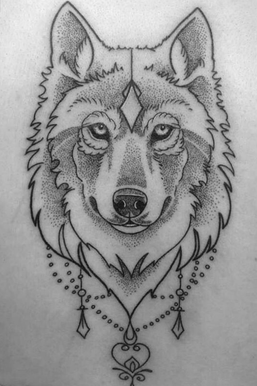 Wolf tattoo design by artbyveronika on DeviantArt