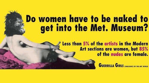 Guerrilla Girls Art #GuerrillaGirls  #InternationalWomensDay #WomensHistoryMonth #femaleartists #femaletattooist #femaletattooartist #empower #support #solidarity #love