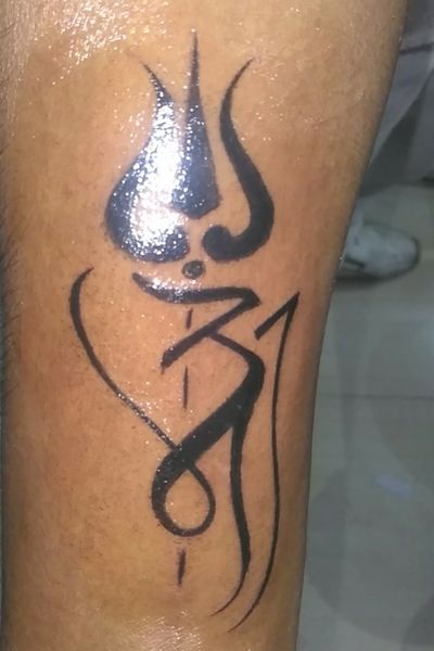 ,#shivatattoo #om #tattooartist 