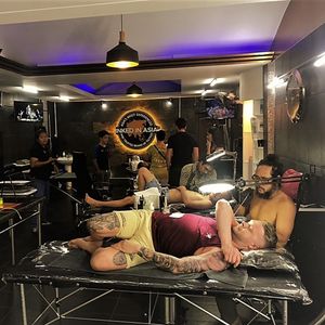 Good Prices And Friendly Staff, Excellent Service In A Clean And Hygienic Tattoo Studio, Great Work Place, Award Winning Artists, We Use Fusion Ink And Eternal Ink, Inked In Asia Patong Phuket Thailand