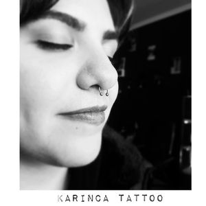 Septum PiercingInstagram: @karincatattoo#karincatattoo #septum #piercing #pierced #piercinggirl #piercer #studio #tattoostudio #art #istanbul #turkey #kadıköy