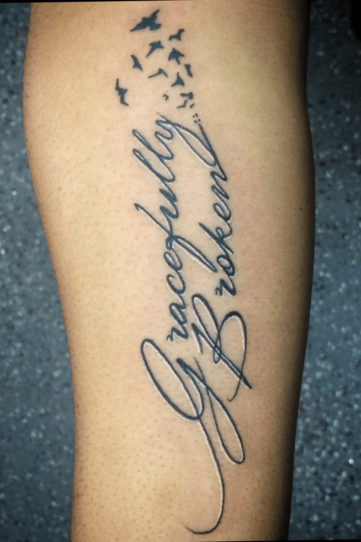 Tattoo uploaded by Danny Lee  Gracefully broken forearm tattoo  Tattoodo
