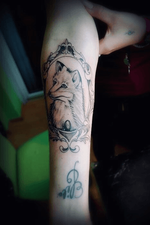 tattoo#fox#handtattoo#blackandgrey#tattooartist#Nenad