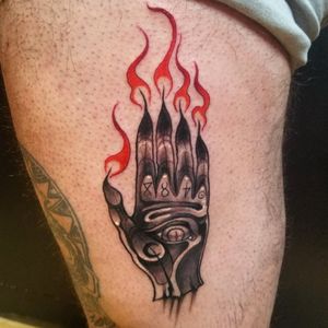 Hand of Glory done @TattooKAIJU by @Chrismcvillain 
