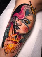 Tattoo by Lorena Morato #LorenaMorato #besttattoos #favoritetattoos #uniquetattoos #specialtattoos #tattoosformen #tattoosforwomen #color #neotraditional #ladyhead