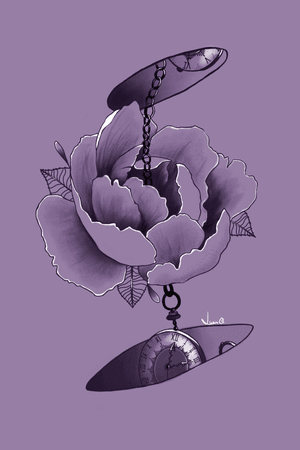Tattoo withered #tattoo #rose #purple #sketchtattoo #sketchbook #drawing #draw #art #artwork 