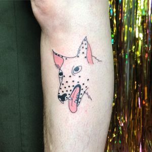 Tattoo by Albie #Albie #besttattoos #favoritetattoos #uniquetattoos #specialtattoos #tattoosformen #tattoosforwomen #dog #illustrative #petportrait