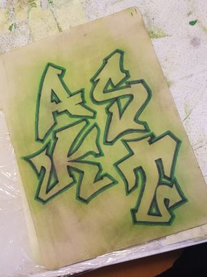 Graffiti Letters on FakeskinCheck out my Instagram @Kast_one#Letters #Lettering #Newschool #Graffiti #Tattoo #Style #Stil #berlin #030 #sketch #art #artwork #charakter #liner #blackliner #work #study #kast #one #kastone