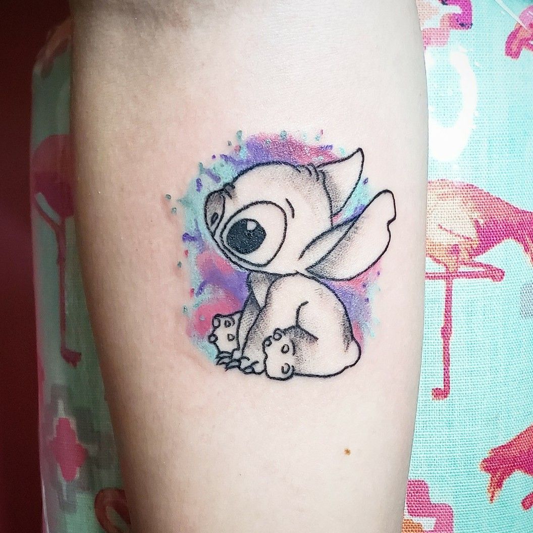 Create Tattoo  Soooooo exited with this watercolor Stitch tattoo  More  of this pleaaase  stitch stitchtattoo watercolor watercolortattoo  disney disneytattoo color colortattoo tattoo ink createtattoo   Facebook