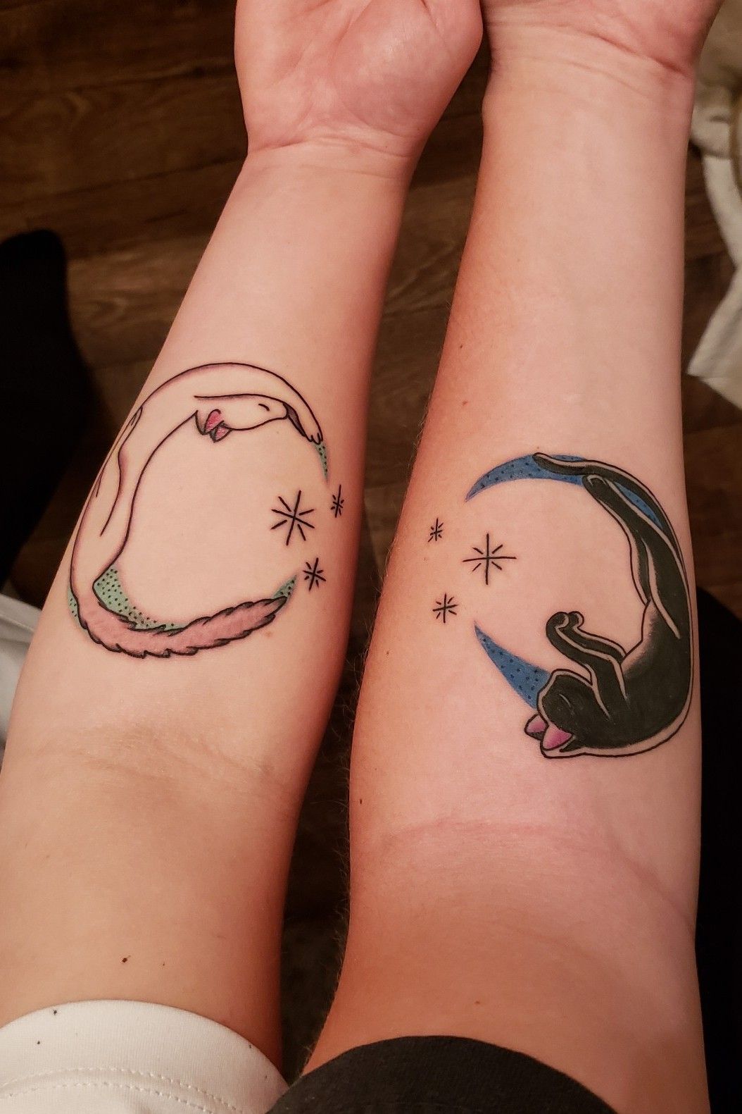 Matching Moon Tattoos  Photos of Works By Pro Tattoo Artists at theYoucom
