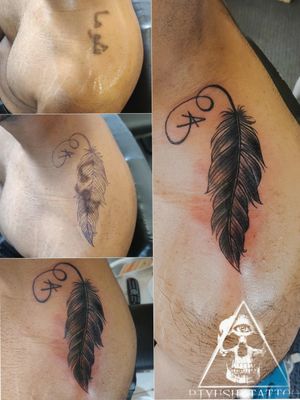 Cover up tattoo #piyushtattoo #tattooart  #tattooartist  #coveruptattoo #Tattoodo #blackandgreytattoo 
