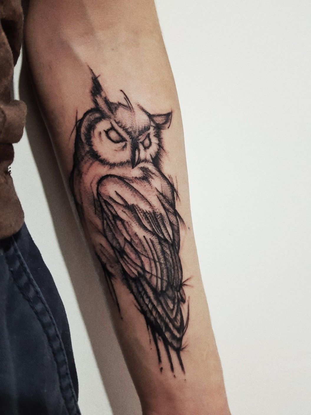 Image result for owl sketch  Tattoo sketches Owl sketch Owl tattoo