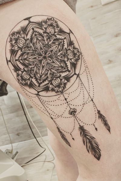 #dreamcatcher #mandalatattoo 