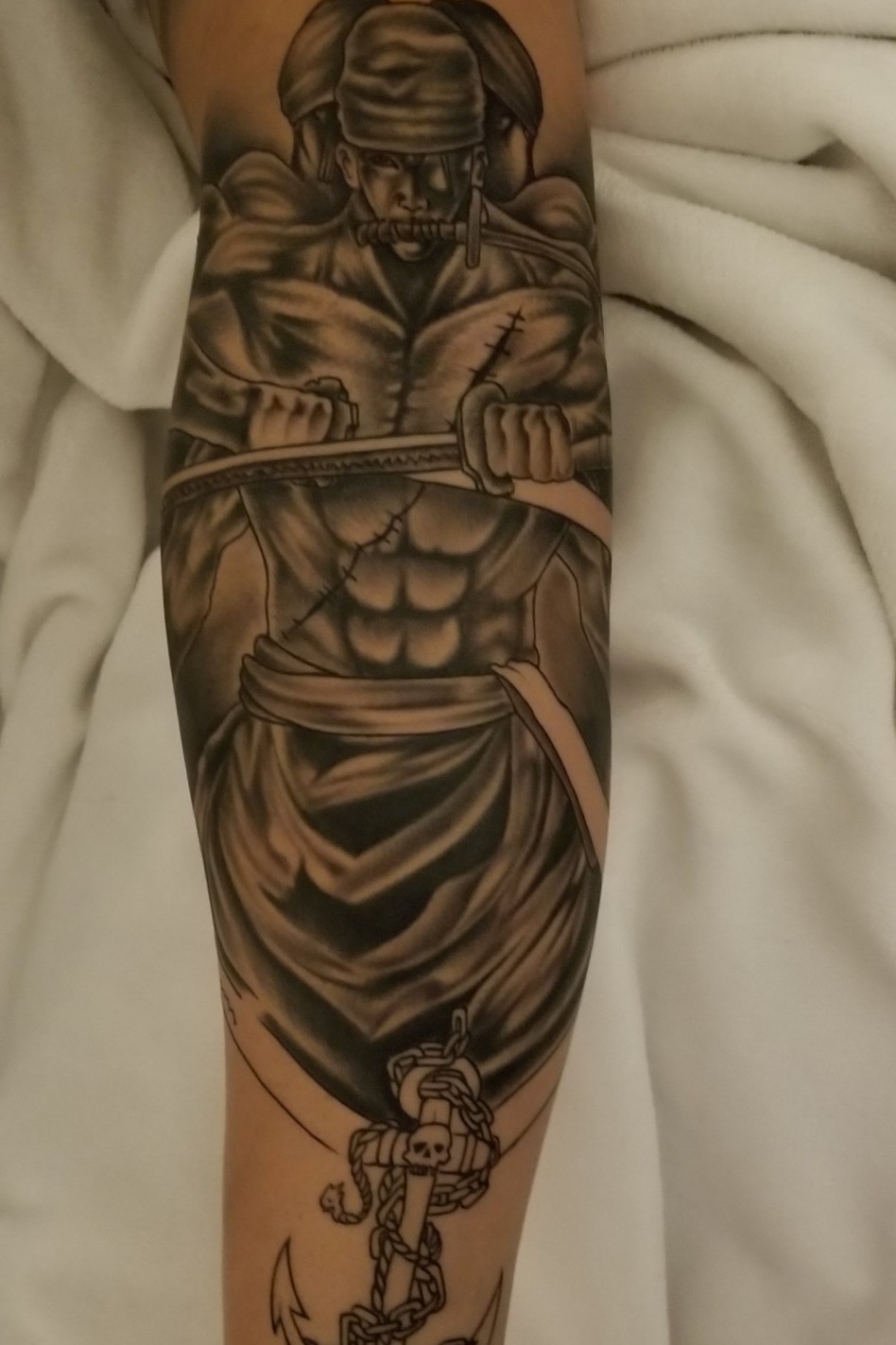 Roronoa Zoro tattoo. 🇮🇳 : r/OnePiece