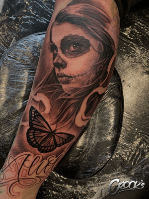 Day of the dead half sleeve started by Che 