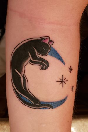 #YinYang #Cat #Matching #moon #color #stars #TattooMeDave