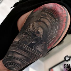 Coverup finished #spartan #warrior #story #coverup #i #1#tattoo #ink #inked #tattooist #tattooartist #art #photo #blackandgray #contrast #face #dark #realism #rafalbaj #blackandgray #graywash #forearmtattoo #armtattoo#poland #katowice #dabrowagornicza #rockandrolltattoo