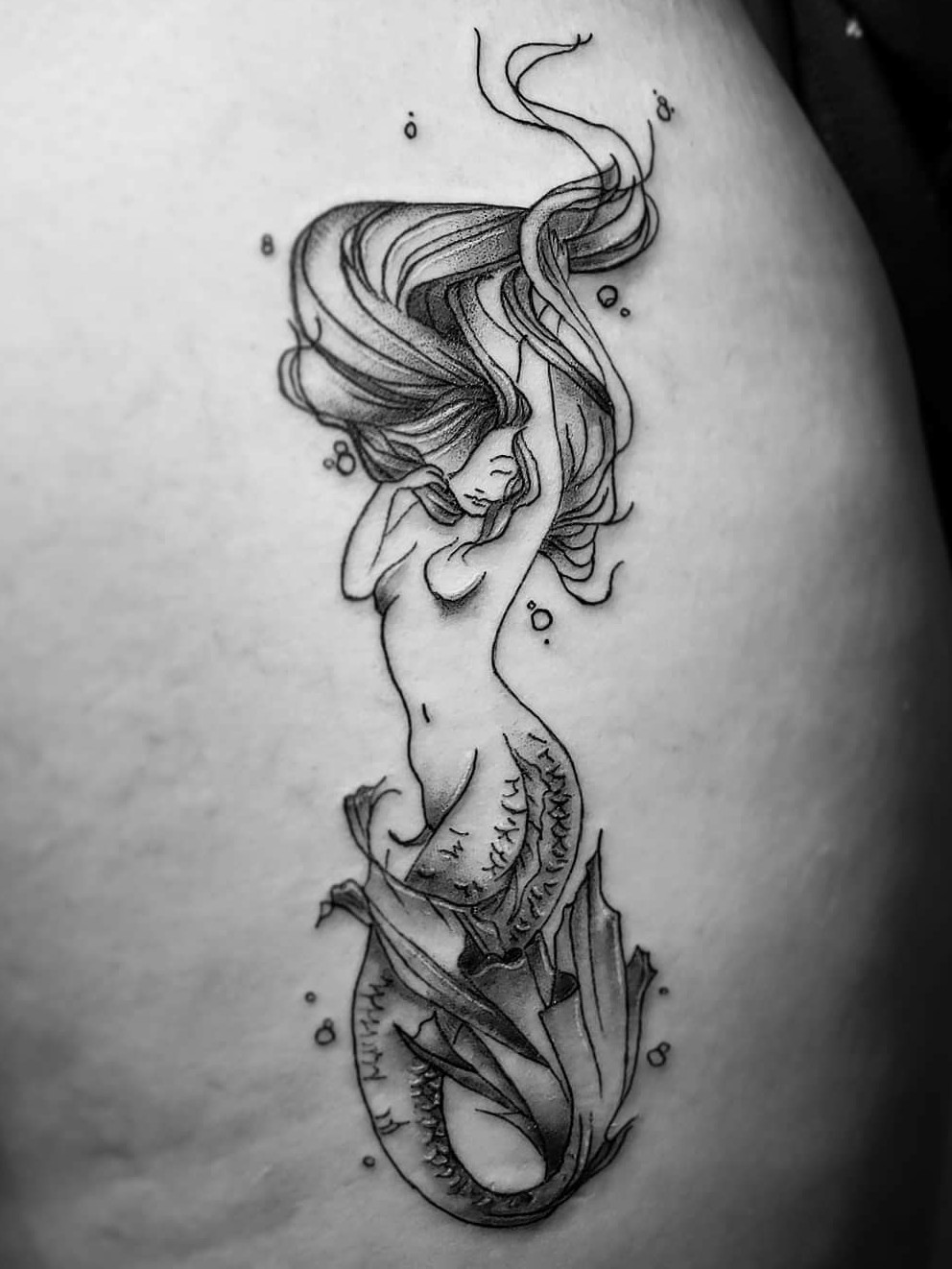 sirena' in Fineline Tattoos • Search in +1.3M Tattoos Now • Tattoodo