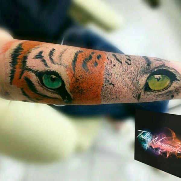 Tattoo from Paint Skin