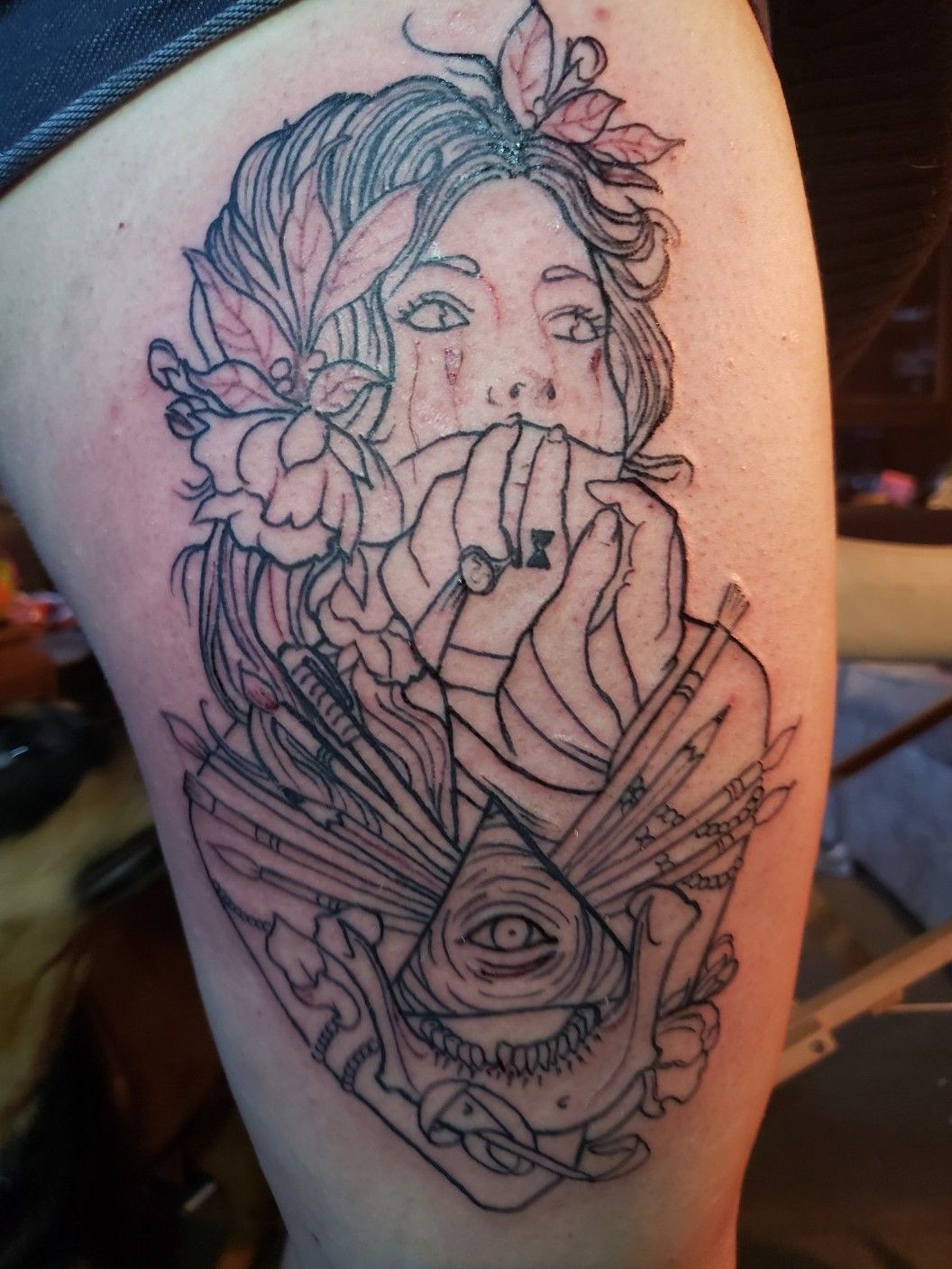 First tattoo done by Lucy O at Supercat Vancouver BC  rtattoo