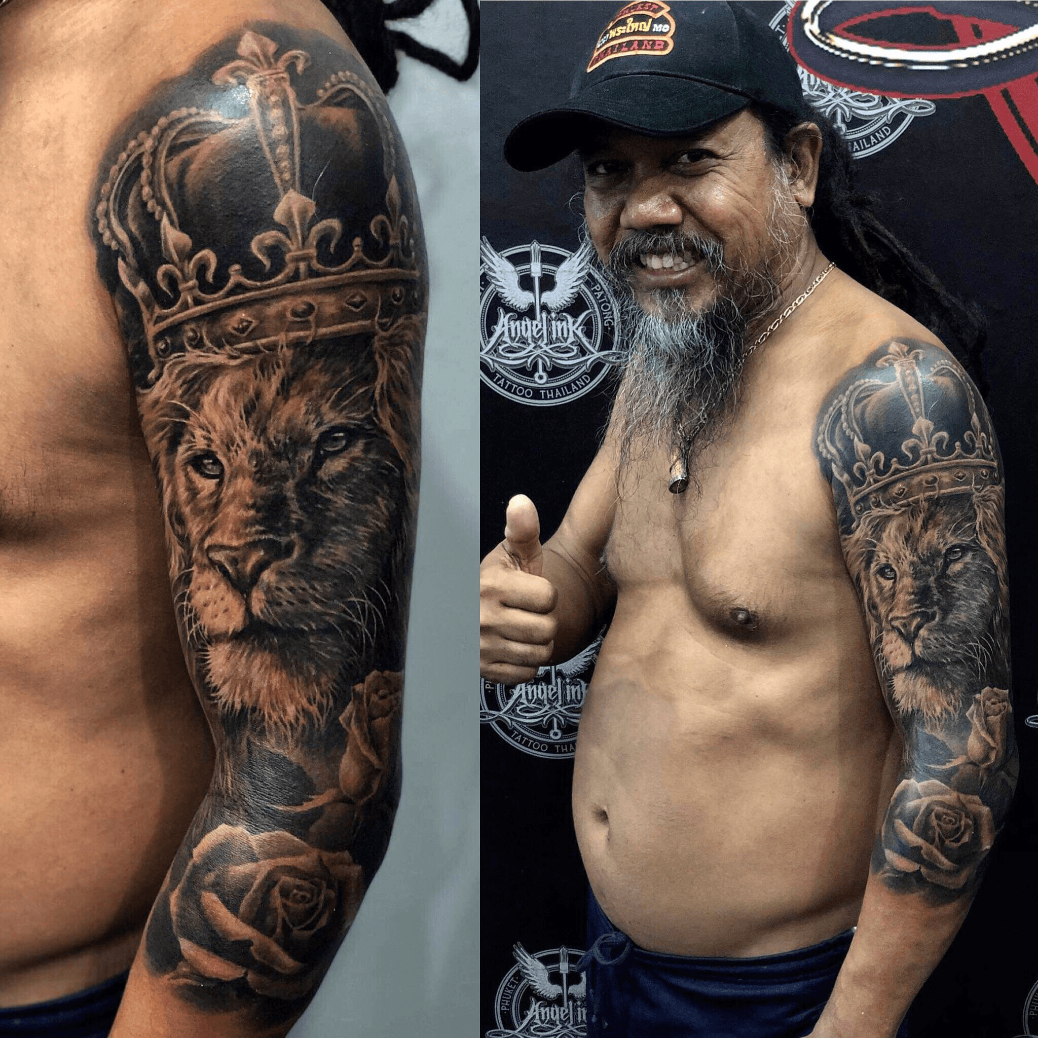 Dragon 34 Sleeve tattoo by Diego TattooNOW