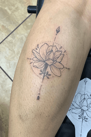 Simple lotus flower 