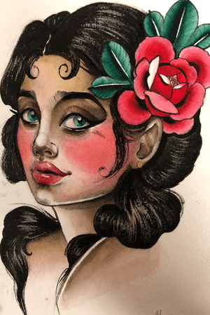 #painting #rose #peony #flower #coraraveyn