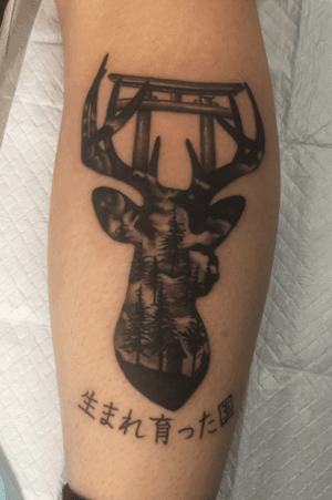 country girl deer tattoos