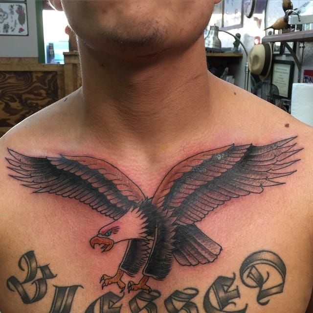 rick walters tattoo  Google Search  Traditional eagle tattoo Traditional  tattoo Tattoos for guys