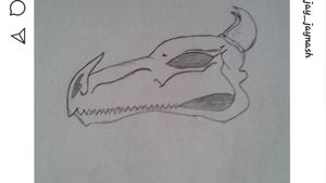 Dragon skull