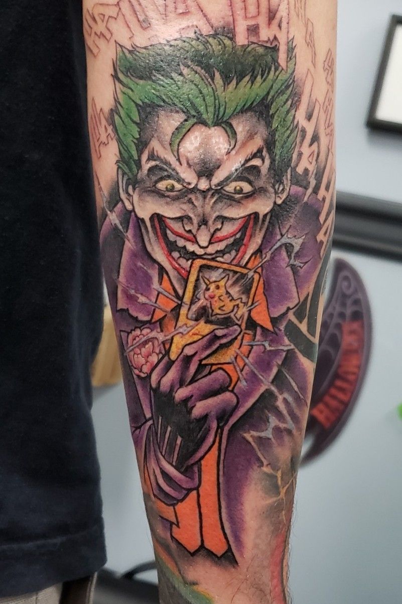 Joker Tattoo Design On Shoulder  Tattoo Designs Tattoo Pictures
