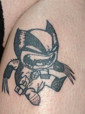 Wolverine on my left leg, this was a fun piece 