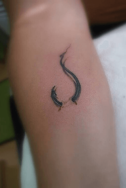 fishing hooks tattoos