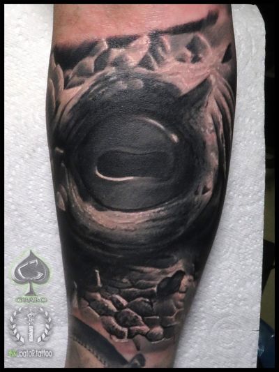 Eye of Kraken :] #kraken #krakentattoo #octopustattoo #krakeneye #eyeofkraken #grabo #grabotattoo #inkubatortattoo #braistoltattoo #bristol #inkmachines #intenzepride