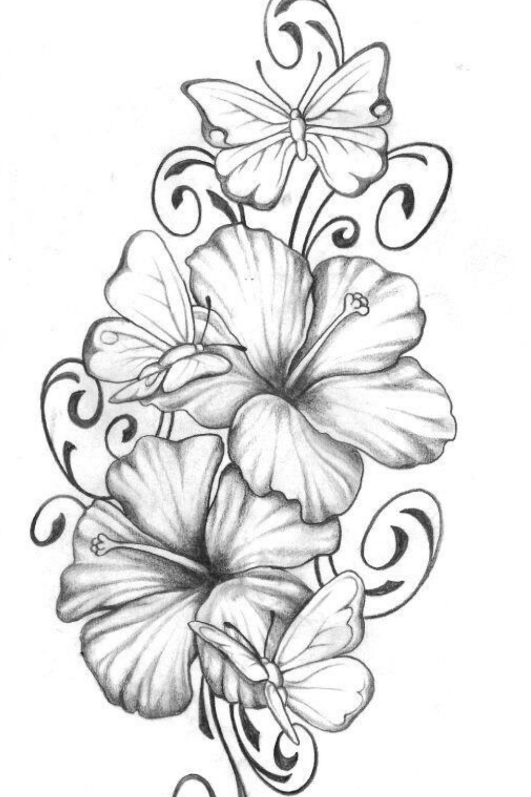 hawaiian flower tattoos designs  Clip Art Library