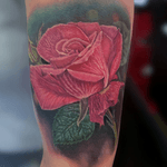 Pink rose completed on day 1 at musink 