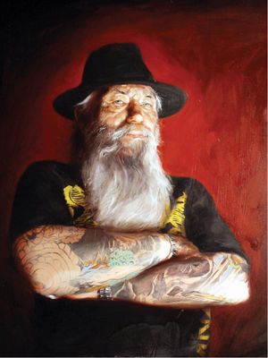 Portrait of Rick Walters by Shawn Barber #ShawnBarber #RickWalters #traditional #traditionalamerican