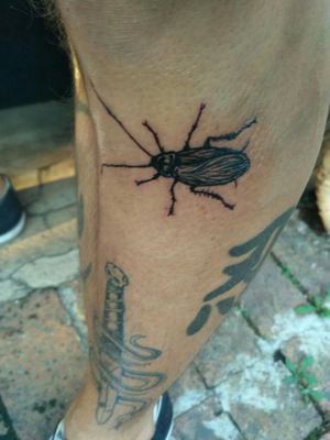 Cockroach tattoo