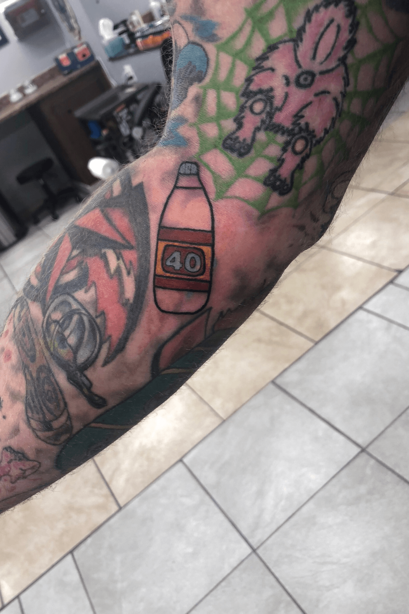 Colt 45 and 2 zigzags tattoo  Damian Tattoo Red  Facebook