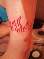 #tattoo #sk #fire #flame #minimal #NewSchoolArtist #red 