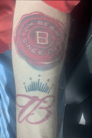 Budweiser done in Cali.  Jim Beam done at Altered Images in OKC