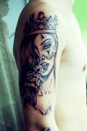 tattoo#blackandgrey#girl#hand 