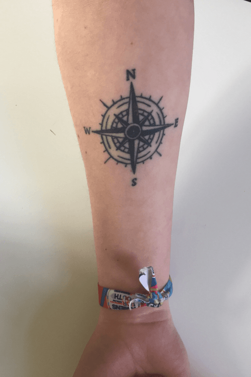My first tattoo #compass 