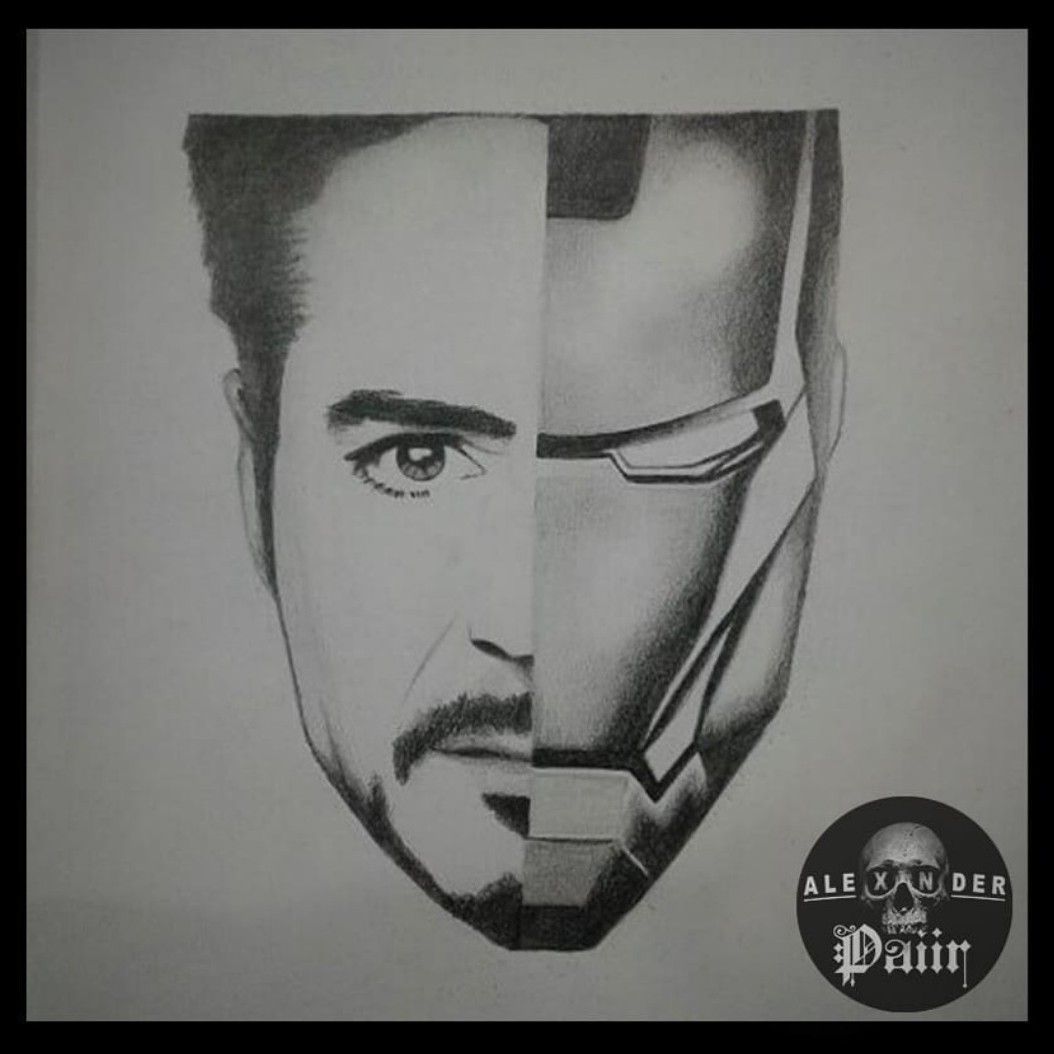 Iron Man Sketch, in Stephen Solomon's *Sketchbook Volume #2 Comic Art  Gallery Room