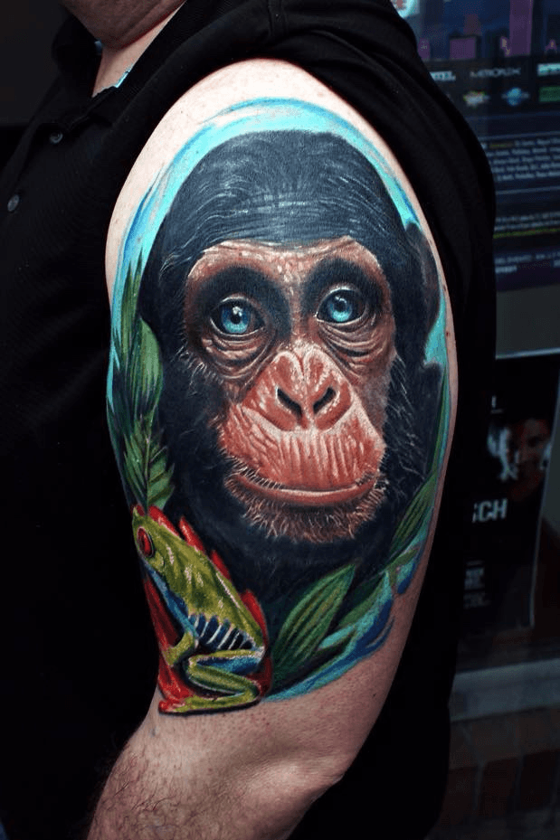 Funny Monkey Tattoos 20 pics