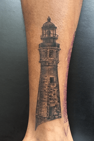 Lighthouse black and grey